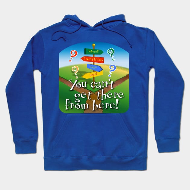 Cant get there Hoodie by NN Tease